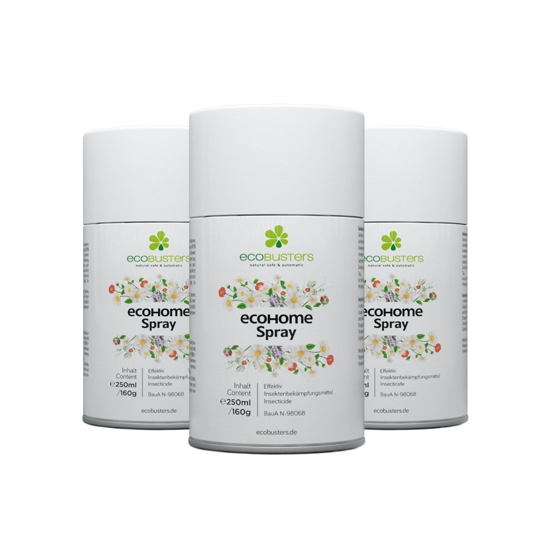 3x 250ml EcoHome Spray