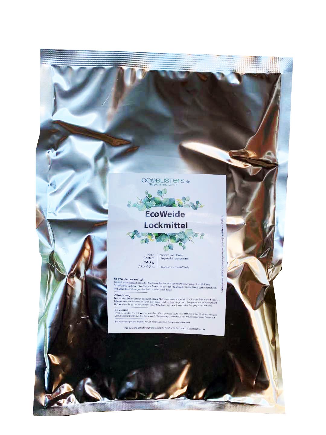 SET XL: Fliegenfalle Weide C + Aufstellpfahl + 240g Lockstoff