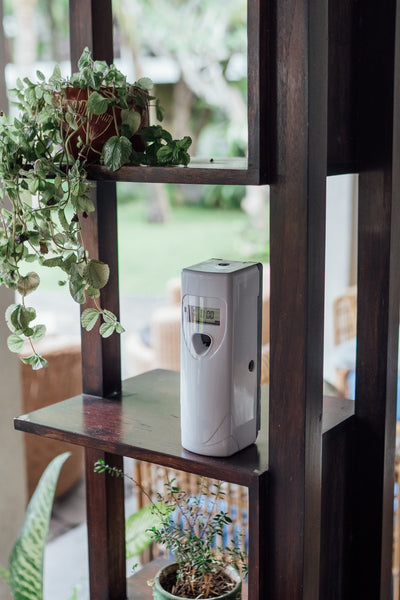 Ecobusters Dispenser for Ecohome insect spray against flies and mosquitos