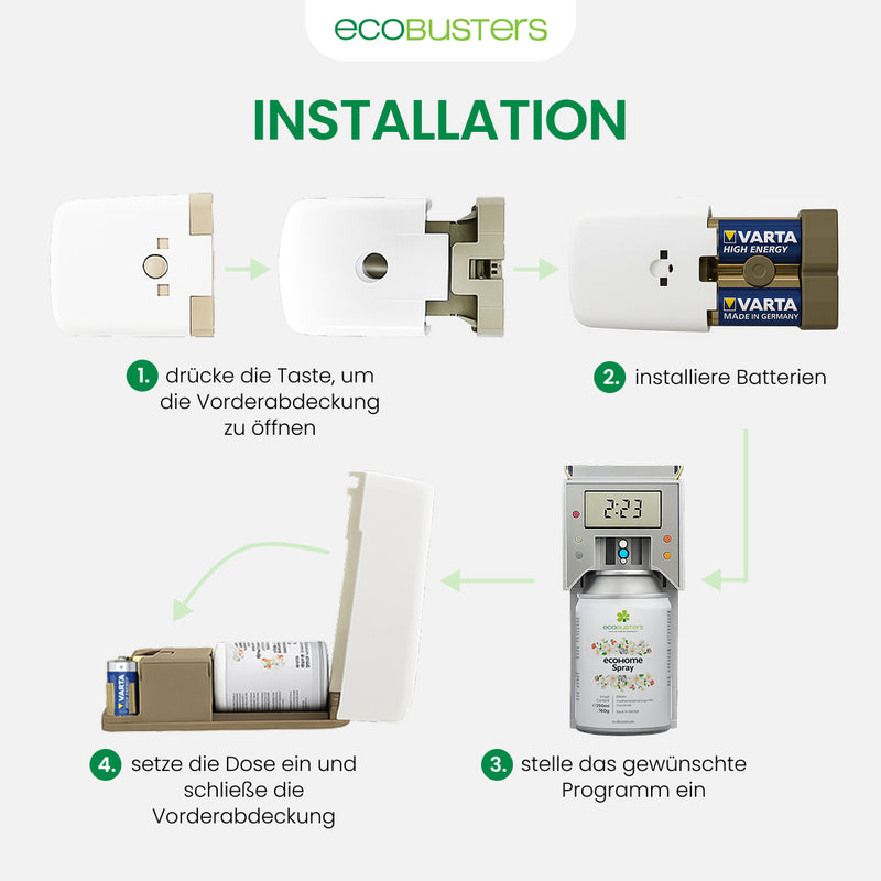 Ecobusters Dispenser for Ecohome insect spray against flies and mosquitos