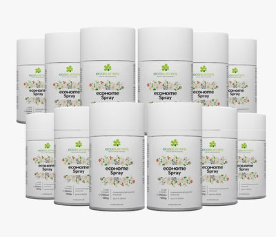 Utra Maxi-Set: 2x Sprühautomat + 12x 250ml EcoHome Spray + 2x Batterien