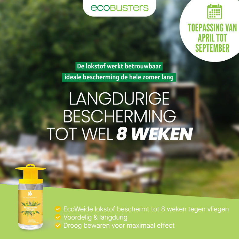 Vliegenval tuin + 40g lokmiddel