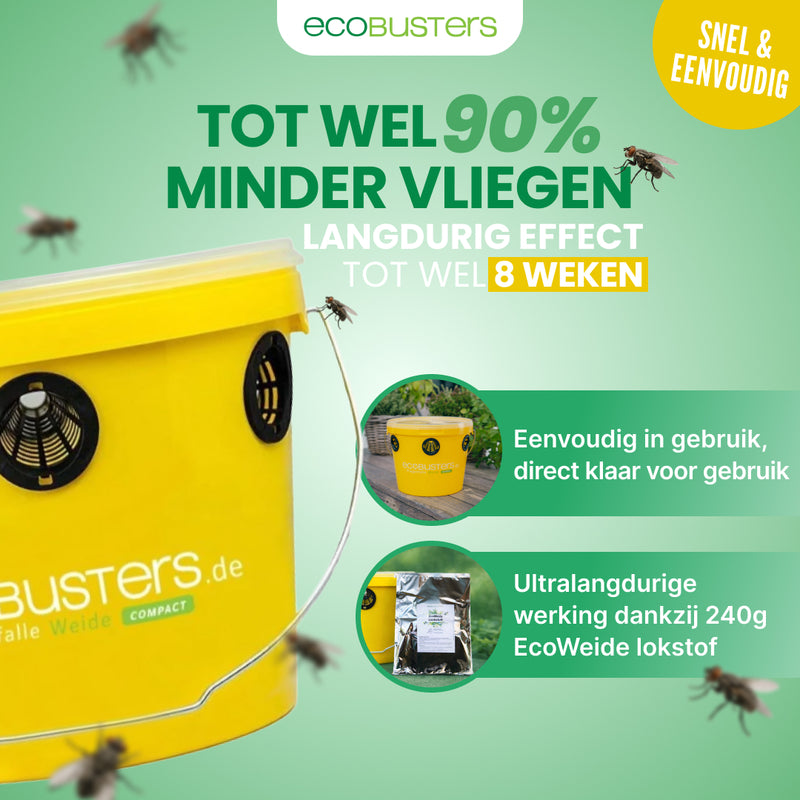 COMPACT PACK: Vliegenval Weide C+ 240g Lokstof